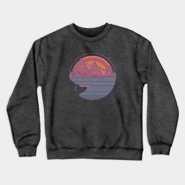 The Mountains Are Calling Crewneck Sweatshirt by Thepapercrane